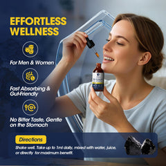 Dropper dispensing Lukaree Shilajit Drops