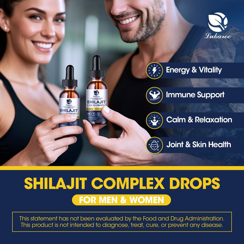 Ingredients lineup including amla, rhodiola, ashwagandha and sea moss