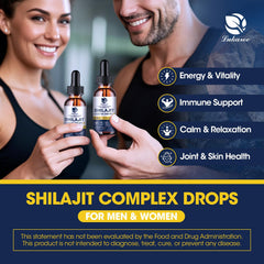 Ingredients lineup including amla, rhodiola, ashwagandha and sea moss