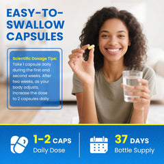 Lifestyle image of a woman taking Lukaree DIM supplement