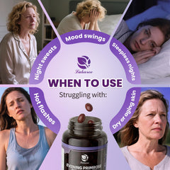 Ingredients highlight: GLA, Sage, Passionflower, L-Theanine