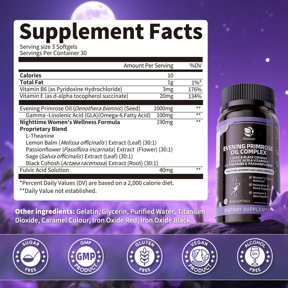 Daily serving of mini softgels for easy use