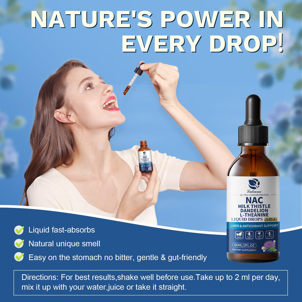 2oz bottle of Lukaree Liposomal NAC supplement