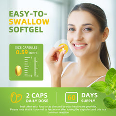 60-day supply infographic showing 120 capsules