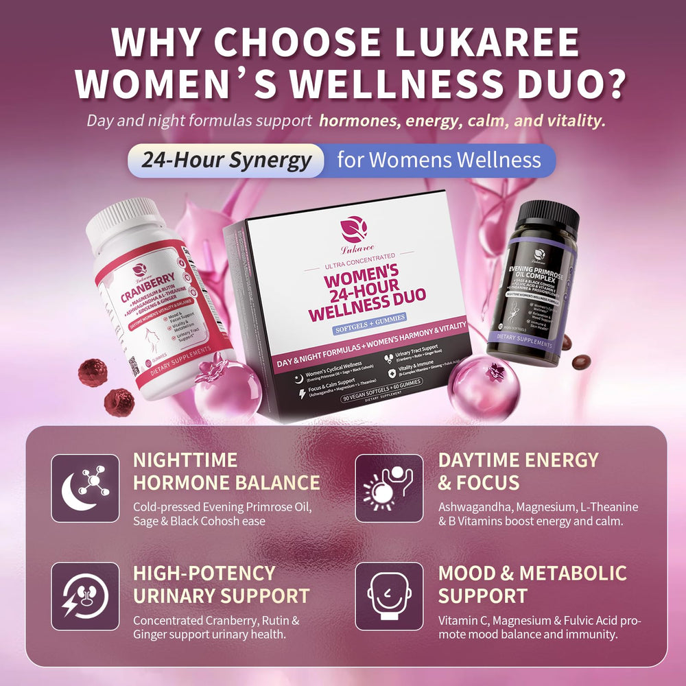 Evening Primrose Softgels with calming herbs