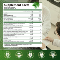 Biotin, collagen, zinc and vitamin C blend for vitality