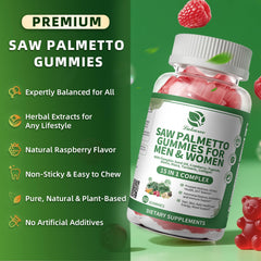 Prostate health support with Saw Palmetto and pumpkin seed oil