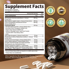 Plant-based vegan gluten-free capsules