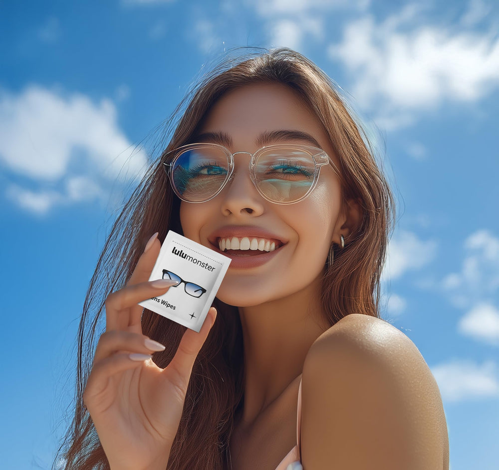 Packaging showing 220-count anti-fog wipes