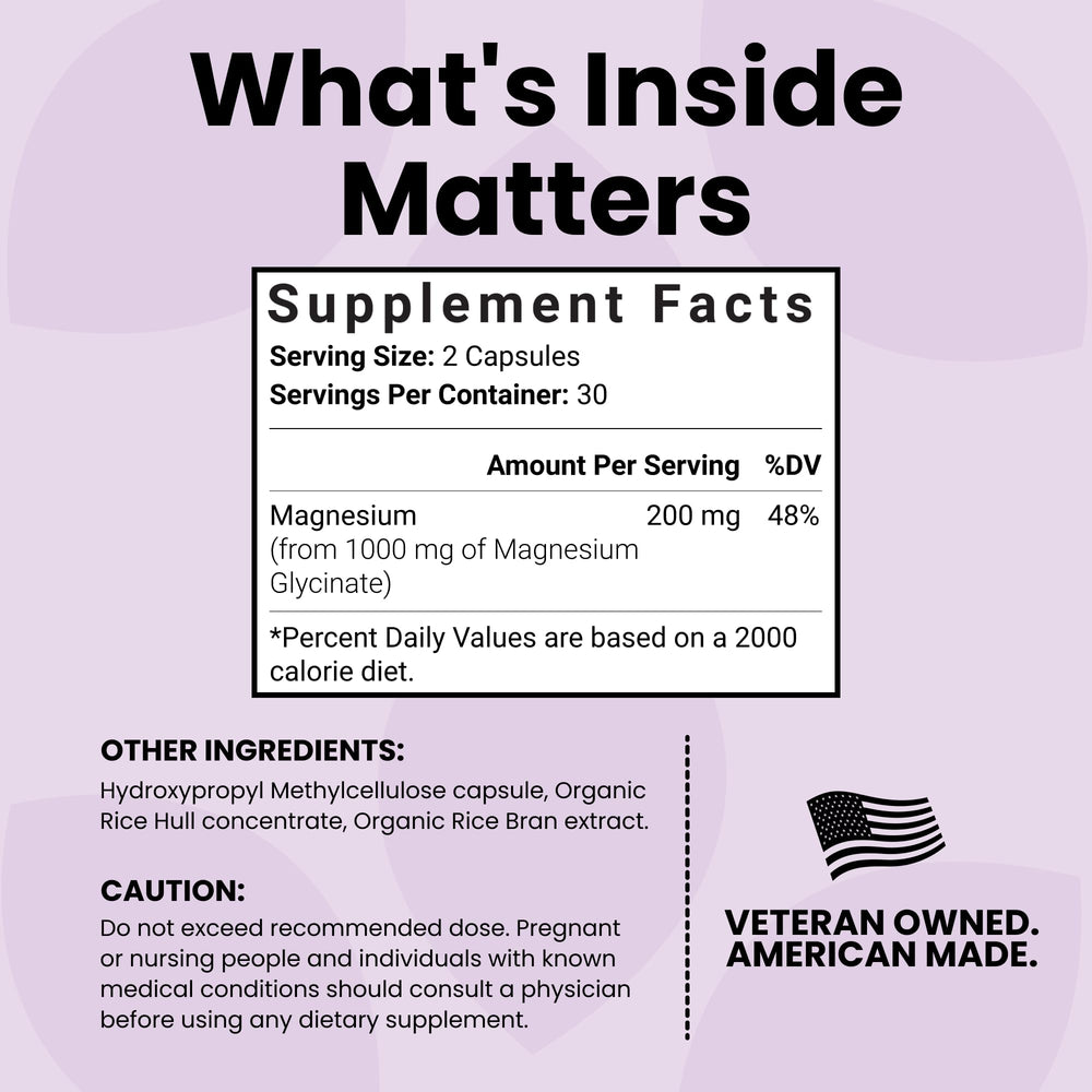 Luma Nutrition 500mg chelated capsule for absorption and daily use.