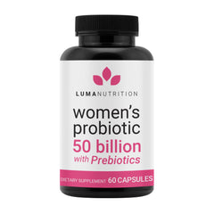 Hero image of Luma Nutrition Probiotics for Women with Prebiotics and 60 capsules