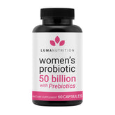 Bottle of Luma Nutrition Probiotics for Women with Prebiotics, 60 capsules