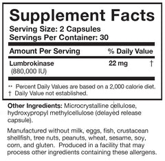 Diagram illustrating Lumbrokinase enzymatic mechanism.