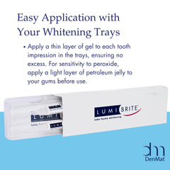 Product shot of LumiBrite 32% Take-Home Whitening Gel Refill (4 syringes)