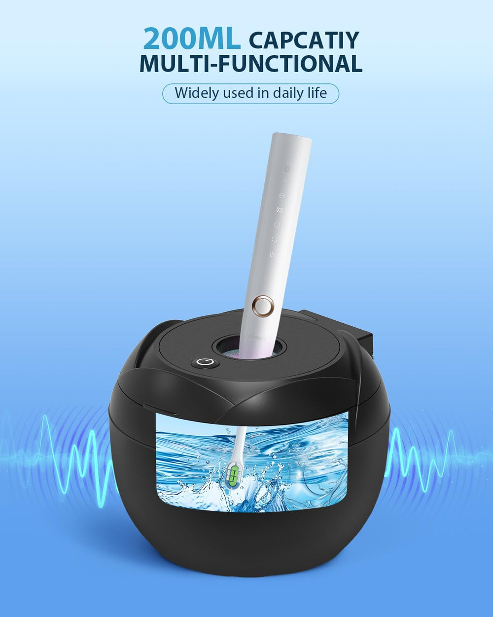 Compact travel-friendly design with tweezers and drain basket