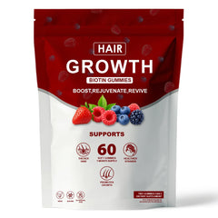 Front view of Lumin Hair Growth Gummies bottle