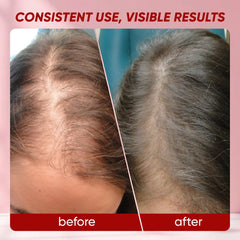 Ingredient highlights including biotin, vitamins and plant extracts