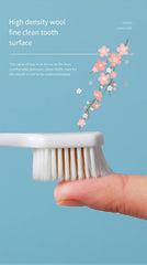 Ergonomic handle on LuminaLife toothbrush