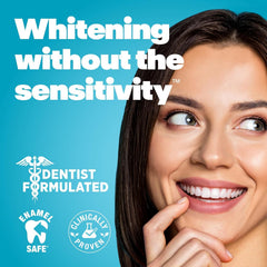 Peroxide-free, enamel-safe Lumineux whitening products