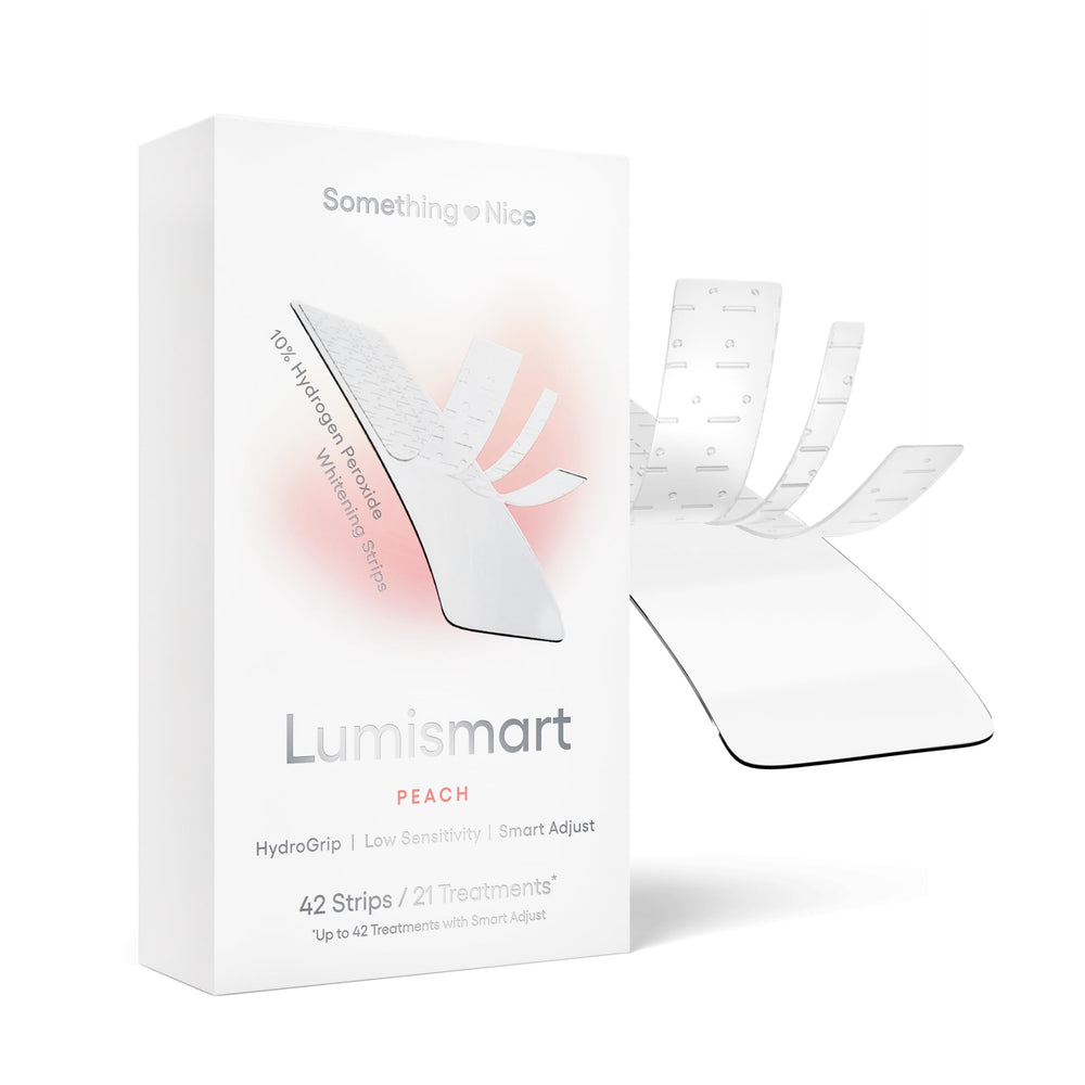 Lumismart Whitening Strips Peach packaging