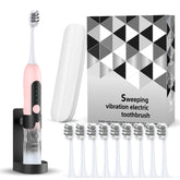 Lumivoid pink sonic toothbrush front view
