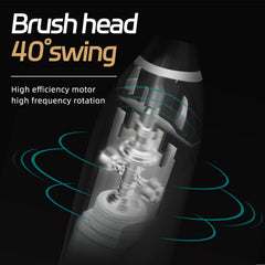 Lumivoid pink toothbrush top view