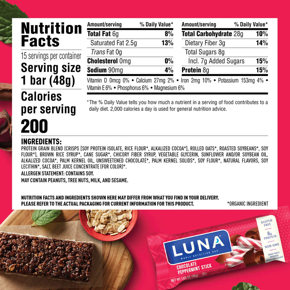 LUNA Bar on-the-go energy snack