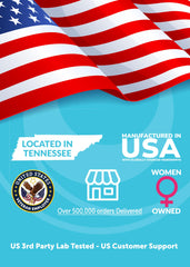 Made in USA seal on Lunakai packaging