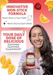 Orange flavor Lunakai B12 gummies in bottle