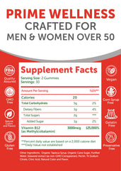 Banner showing 90% organic ingredients for Lunakai B12 gummies