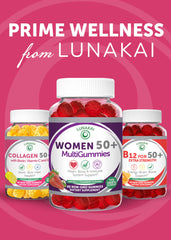 USA Made Lunakai packaging with GMP and gluten-free badges