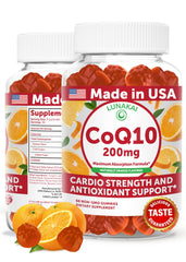 Front view of Lunakai CoQ10 Gummies bottle 60-count