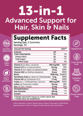 Chewable hair growth vitamins for women and men