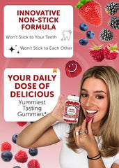 Family-friendly chewable iron gummies for all ages