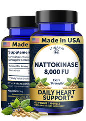 Lunakai nattokinase 8000 FU serving hero image