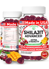 Lunakai Shilajit Gummies bottle with 60 gummies – hero image