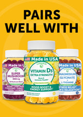 Gummy bottle ready for daily wellness routine