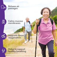 Ingredients panel for Lung Capaci-T supplement