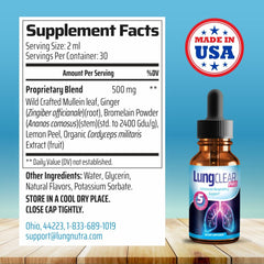 Lifestyle image of a person breathing easy with Lung Clear Pro