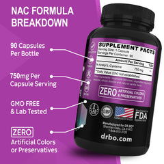 Lung and respiratory health with NAC supplement
