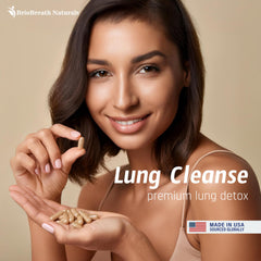 Lung Support Supplement product label
