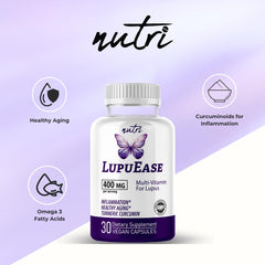 LupuEase capsules spilling from bottle