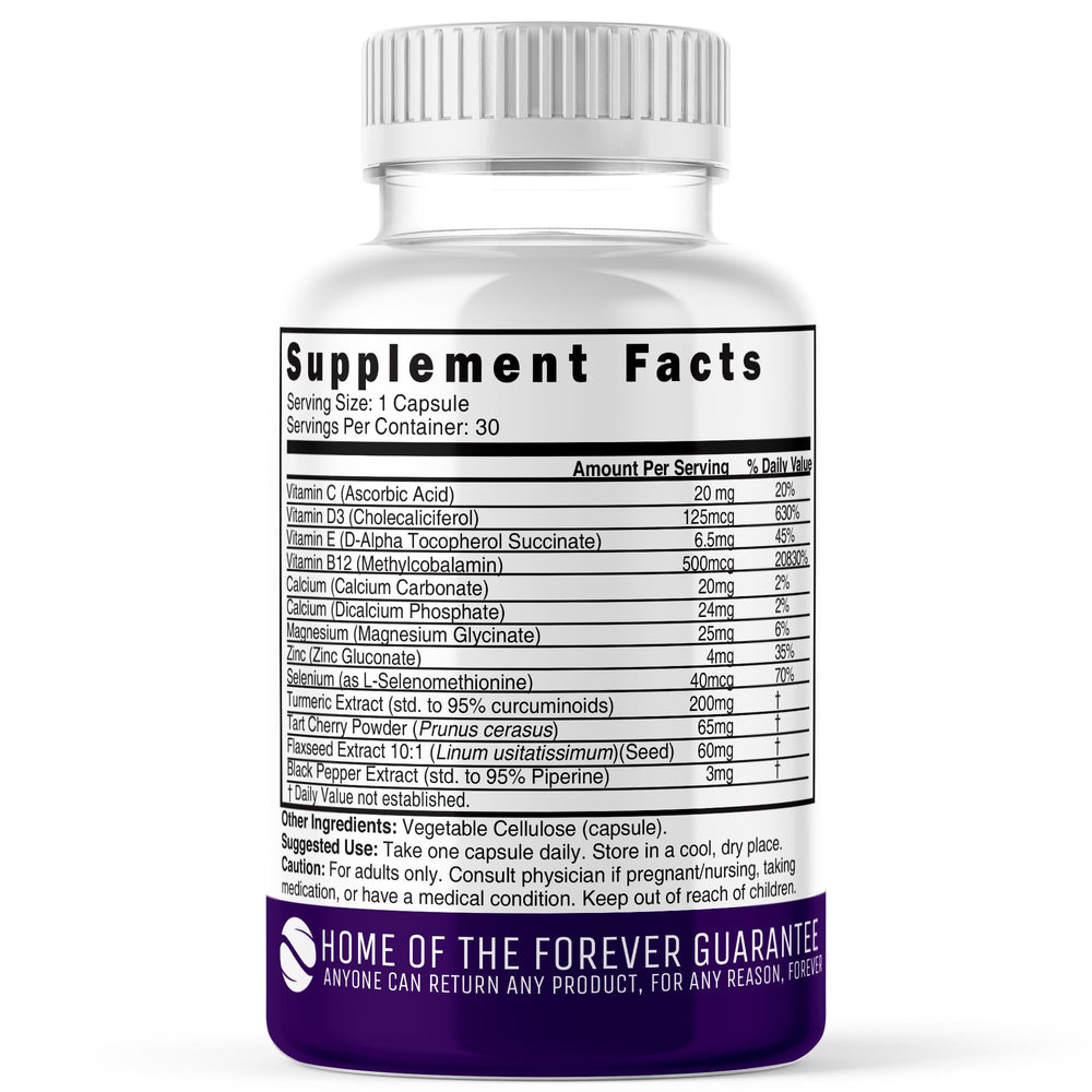 Graphic showing flaxseed extract and omega-3 sources