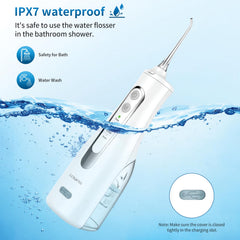 Rechargeable battery and USB charging port for the LURAFTO water flosser