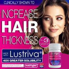 Close-up of Lustriva biotin blend ingredients
