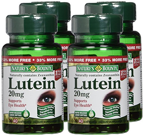 Graphic illustrating lutein from fruits, vegetables and marigolds as an antioxidant