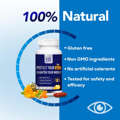 Lutein, Meso-Zeaxanthin and Zeaxanthin ingredients label