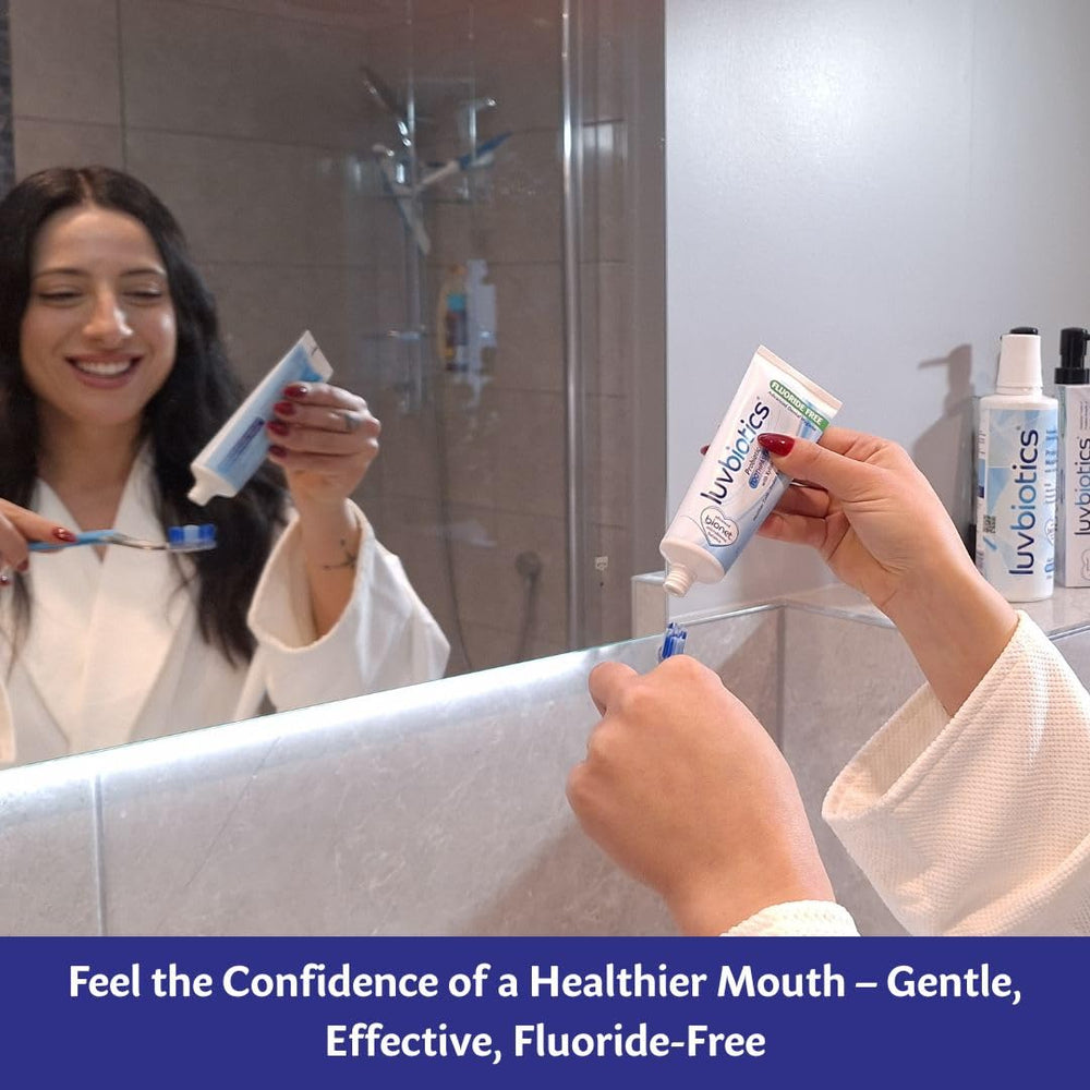 Xylitol-based natural whitening toothpaste by Luv Biotics