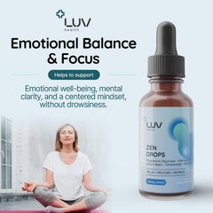 Magnesium Glycinate symbol representing its presence in LUV Zen Drops