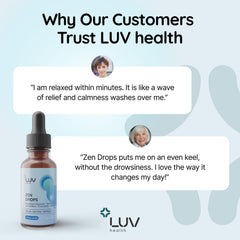 Vitamin D3 reference for LUV Zen Drops packaging